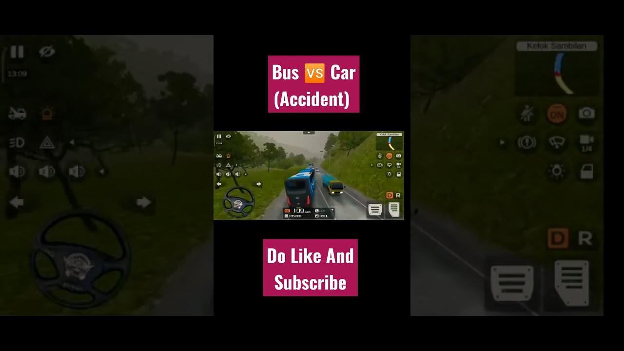 Bus 🆚 Car (Accident) 