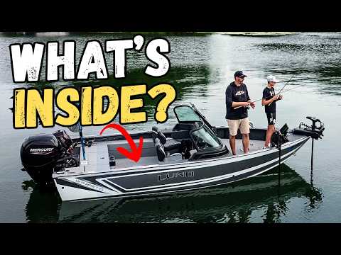 Everything Inside My Fishing Boat (My REAL Setup!)