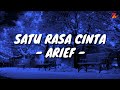 Satu Rasa Cinta - Arief (Lirik with English translation)