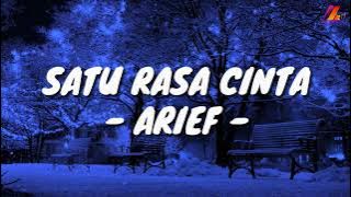 Satu Rasa Cinta - Arief (Lirik with English translation)