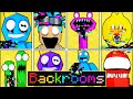 TROVA TUTTI i RAINBOW FRIENDS CAPITOLO 2 su BACKROOMS MORPH SIMULATOR su ROBLOX ITA!!
