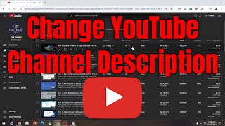 How to Change YouTube Channel Description [Guide]