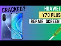 Huawei y70 plus lcd repair  replacement  battery tutorial by crocfix