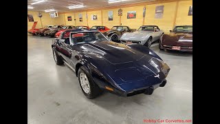 1977 Blue Blue Corvette For Sale