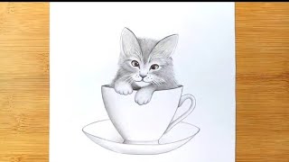 رسم قطط خطوة بخطوة بالرصاص Mp3