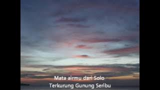 印尼民歌《梭罗河》陈蓉蓉演唱（Bengawan Solo）