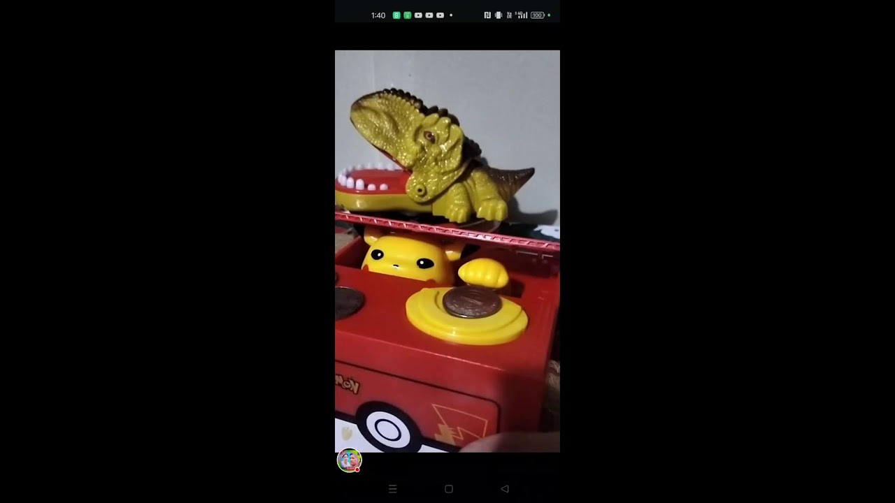 Seromix tv is live! POKEMON PIGGY BANK COINS WITH  CROCO 🐊 🐊       