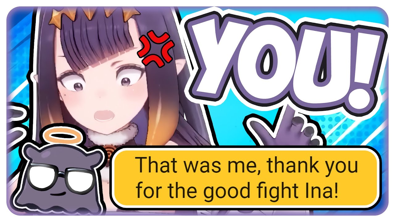 Ina was completely defeated by this Takodachi 【Hololive EN】