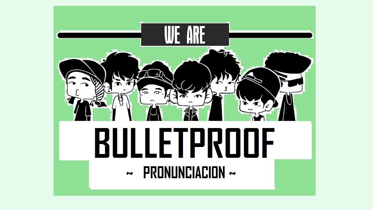 bts we are bulletproof pt2 letra facil pronunciacion