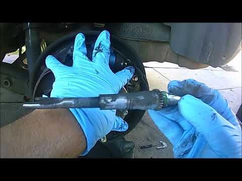 How to replace rear brake Shoes on a 2005-2010 Chevy Cobalt