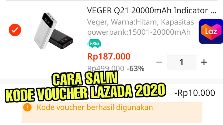 20 Cara Melihat Kode Voucher Lazada, Gratis Ongkir 100%