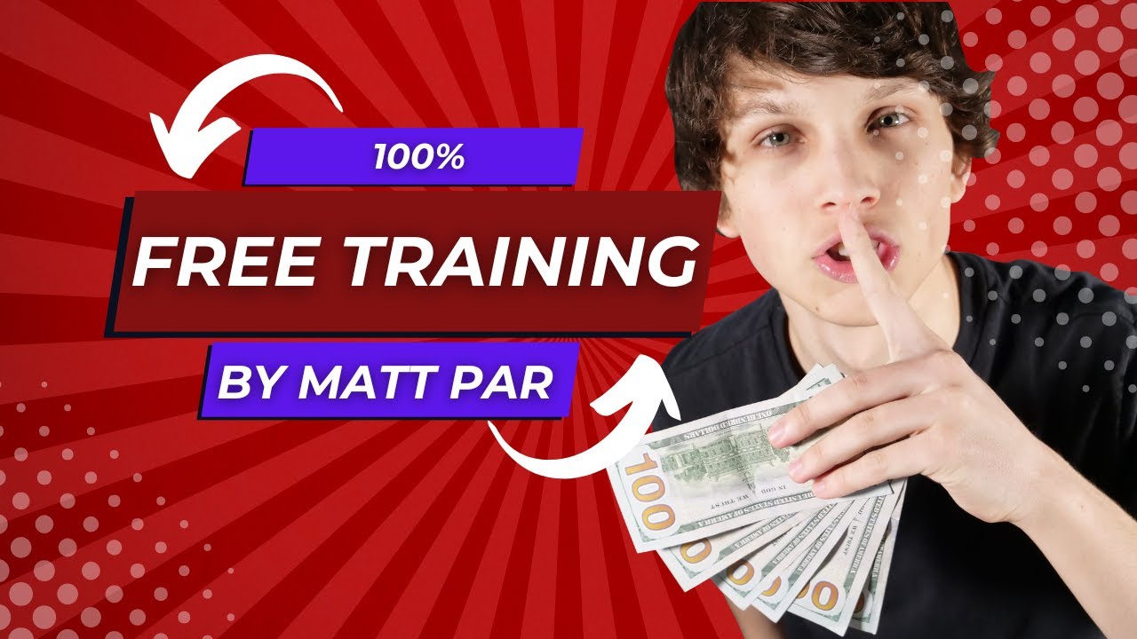 FREE TRAINING BY MATT PAR: How to Make Money on YouTube WITHOUT Recording Videos