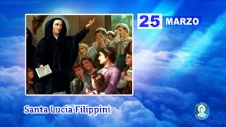 Saint Lucia Filippini - Saints of the Day, March 25 | Queen of Peace TV