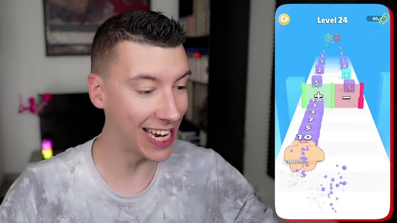 LE PLUS DE GRAISSE POSSIBLE EN MANGEANT DES NOMBRES ! (Eat Numbers 3D)