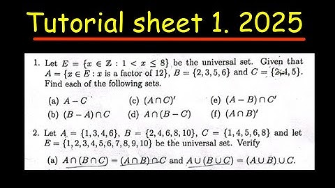 MAT 1120 2025 Tutorial sheet 1 Solutions(Q1-Q3) : LIVE SESSION
