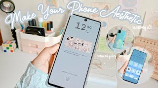 How to make your android phone (Samsung a51)aesthetic| blue theme 💙🐋| Jan screenshot 4