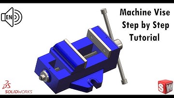 Machine Vise Assembly SolidWorks Tutorial 2021 step by step! Learn from Home! :D