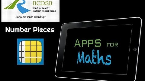 Apps for Maths - Number Pieces