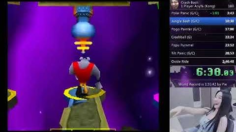 Crash Bash any% no MM speedrun in 2:32:06