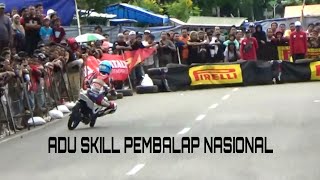 ADU SKILL SLIDING PARA JOKI NASIONAL DI ROAD RACE