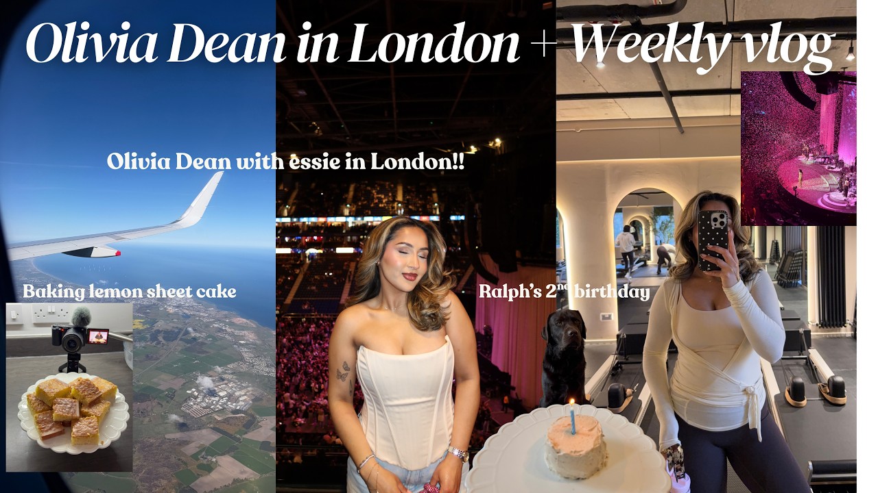 Spend a week in my life, Olivia dean in London, Ralphs 2nd birthday ...
