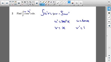 OCR C4 Jan 2009 q2 - A2 - Maths - Integration by Parts