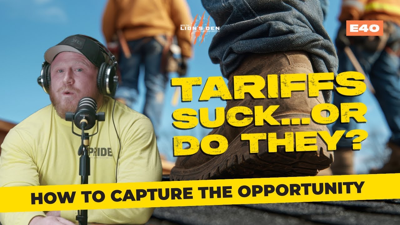 YouTube artwork for 2025 Roofing Business Playbook: Tariffs, Labor & Opportunity