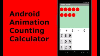 Android Animation-Counting Calculator