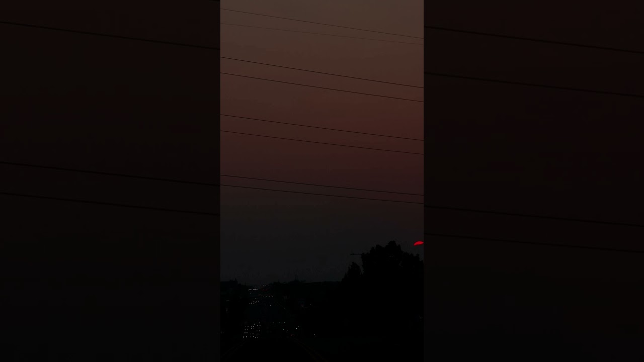 Timelapse of Sunset  from Denver, Colorado