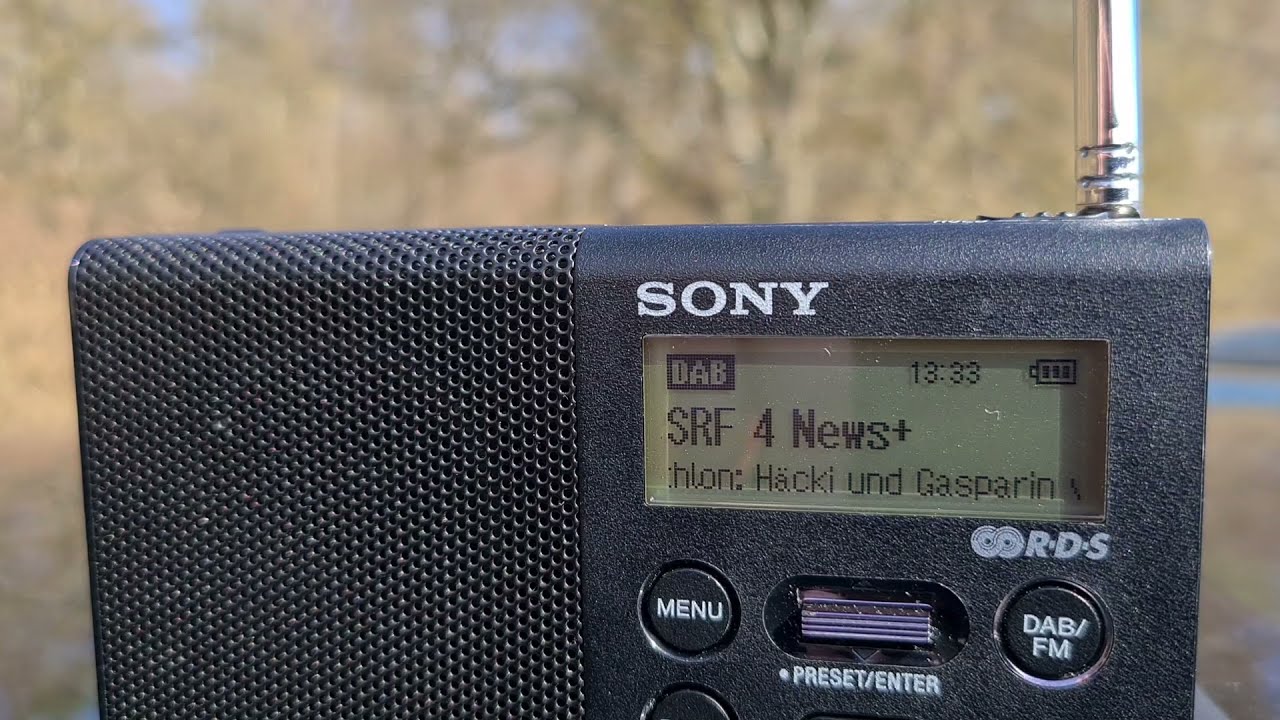 SRF 4 News - Säntis (CH), Swisscom - 12C SRG SSR D01 🇨🇭 | SONY XDR-P1DBP 📻