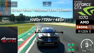Assetto Corsa EVO v0.1 : GTX 1070