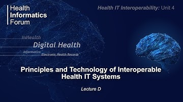 Unit 4 Lecture D: Tools and Technologies for Interoperability Part 2