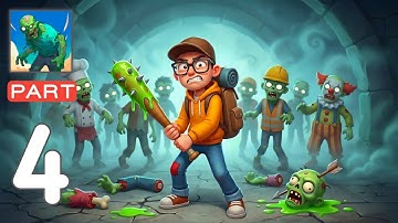 Zombie Slasher - Gameplay Walkthrough Part 4 - Survive in zombie post apocalypse (IOS, Android)