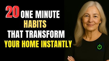 20 eenvoudige gewoontes van één minuut voor minimalisme en het opruimen van je huis