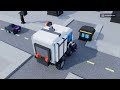 Neon Car Chase - Tiny Voxel Story Made in Blender