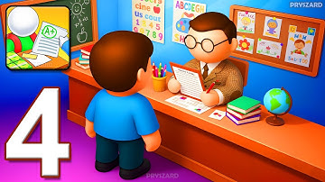 My Dream School - Gameplay Walkthrough Part 4 - Schoolboy Teacher Math Class (iOS, Android)