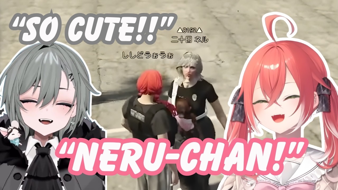 Uouo was happy to play together with Hatsuka Neru【GTA NEWTOWN Eng Sub】