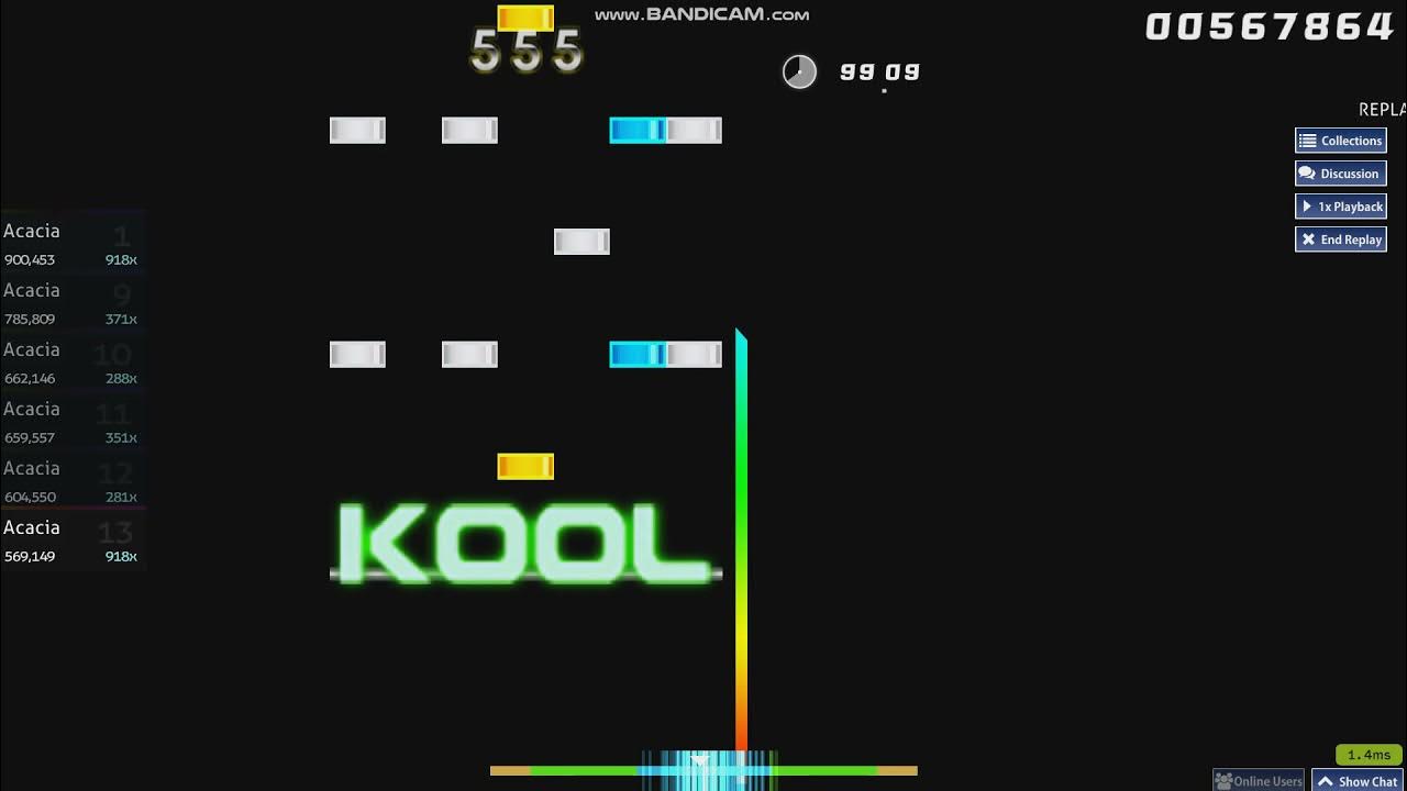 [ osu mania 7 key ]BMS.11 / Angel dust 900k YouTube