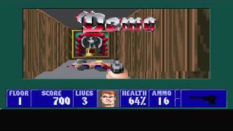 wolfenstein 3d PCTask Amiga (DEMO MODE)