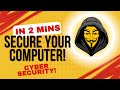 How to Secure your Computer from Hackers | How to Secure your Computer or Laptop