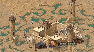 (New Sultan) Stronghold Crusader Definitive Edition 1V1 Skirmish 4K No Commentary