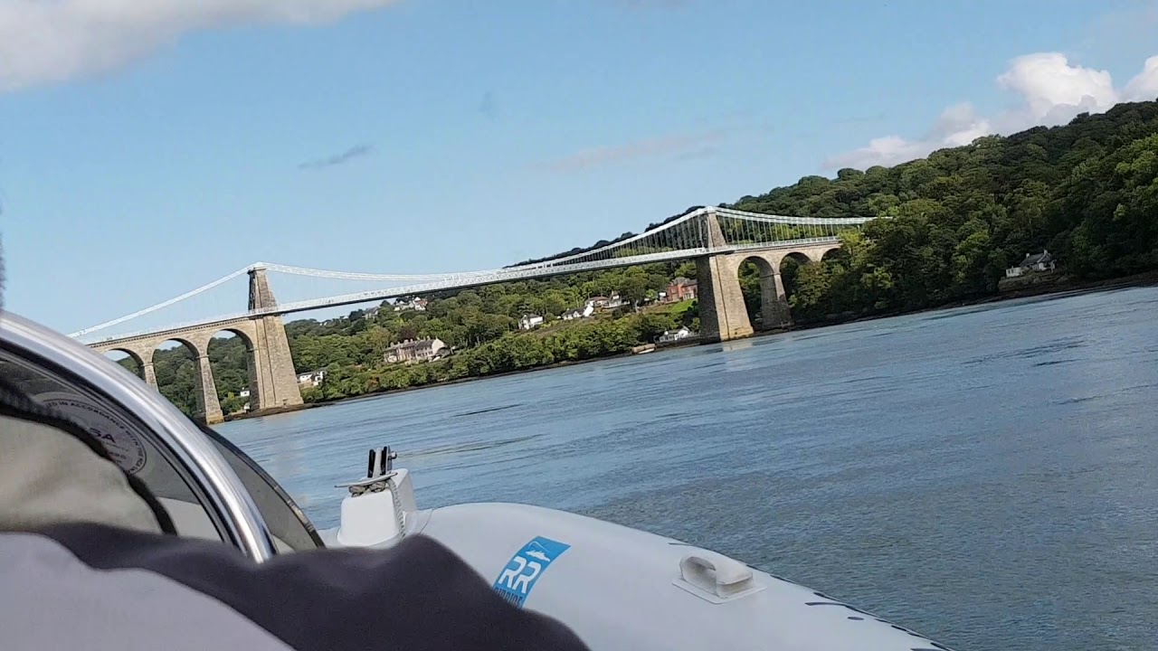 Menai Rib Rib Ride, Menai Bridge - Menai Suspension Bridge & Swellies 29.08.18 ...