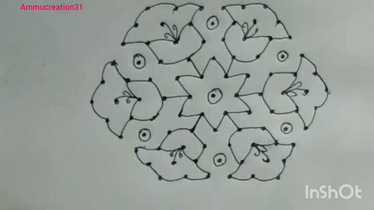 11*6 rangoli #SIMPAL RANGOLI  DOT RANGOLI