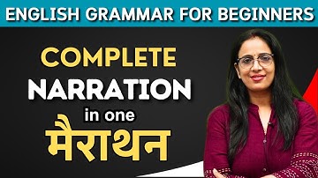 Narration in English grammar || Direct - Indirect Speech || English With Rani Ma