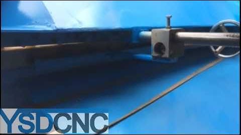 hydraulic guillotine shearing machine for ysdcnc
