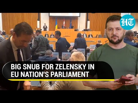 Zelensky losing support in West? Austrian MPs stage walkout during Ukrainian president's speech