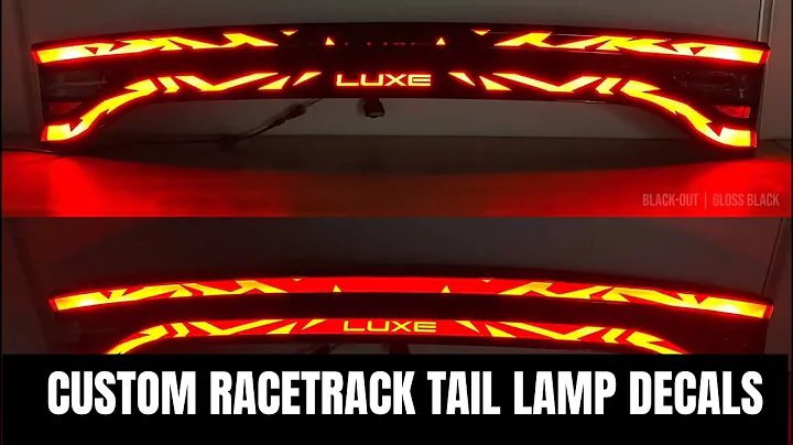 How to Install Tiger Stripe Racetrack Decal for 2015+ Dodge Charger from Luxe Auto Concepts