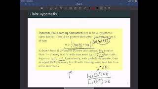 [W3-3] Finite Hypothesis set