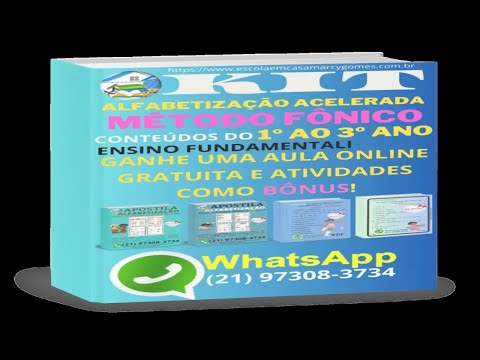 Amostra do Kit de Alfabetização em PDF – Método Fônico + Aula Online Grátis!