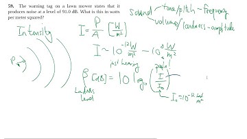17-59 Sound intensity and decibel